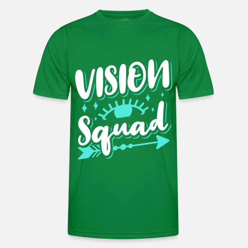 Augenarzt Brille Optometrist Vision Squad Männer Funktions-T-Shirt