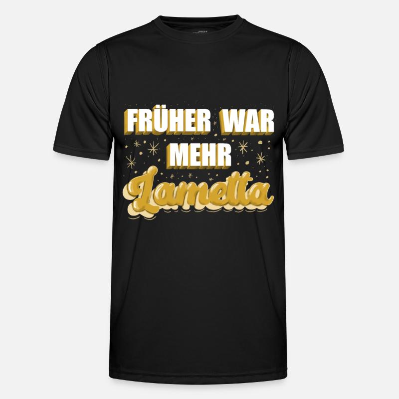 Früher war mehr Lametta Männer Funktions-T-Shirt