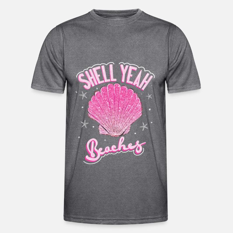 Shell Yeah Beaches Funny Summer Men's Functional T-Shirt