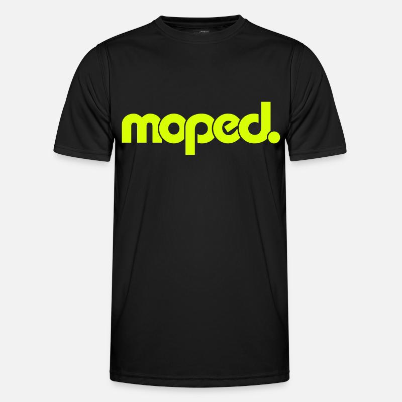 moped. Männer Funktions-T-Shirt