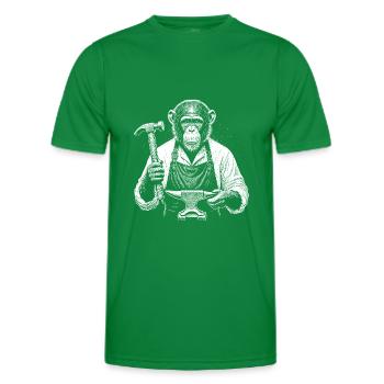 Blacksmith - Men's Functional T-Shirt - kelly green - Front - AI Model Male 178 dark (178cm)