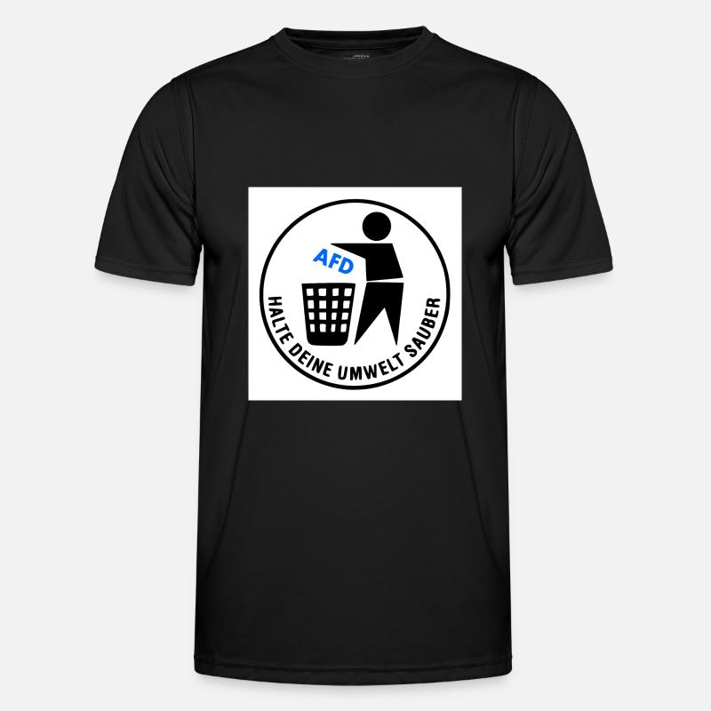 Keep your environment clean - Men's Functional T-Shirt - black