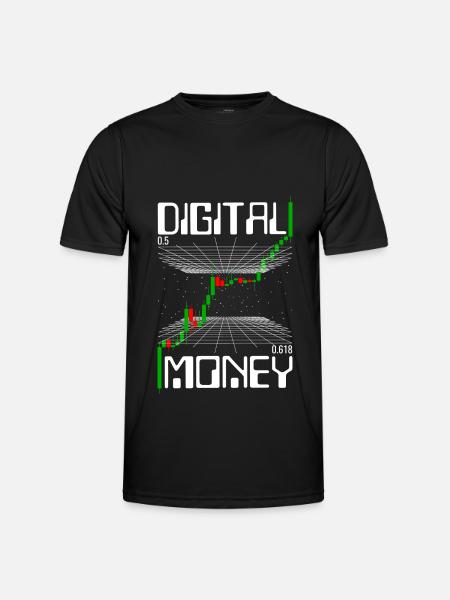 Trading Crypto - Männer Funktions-T-Shirt - Schwarz