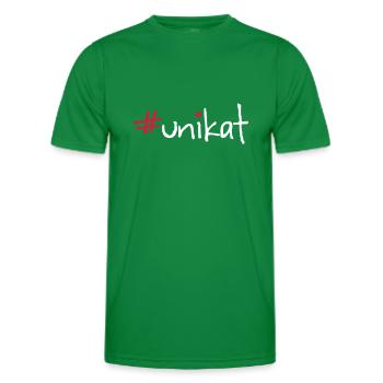 #unikat - Männer Funktions-T-Shirt - Kelly Green - Vorne - AI Model Male 178 dark (178cm)