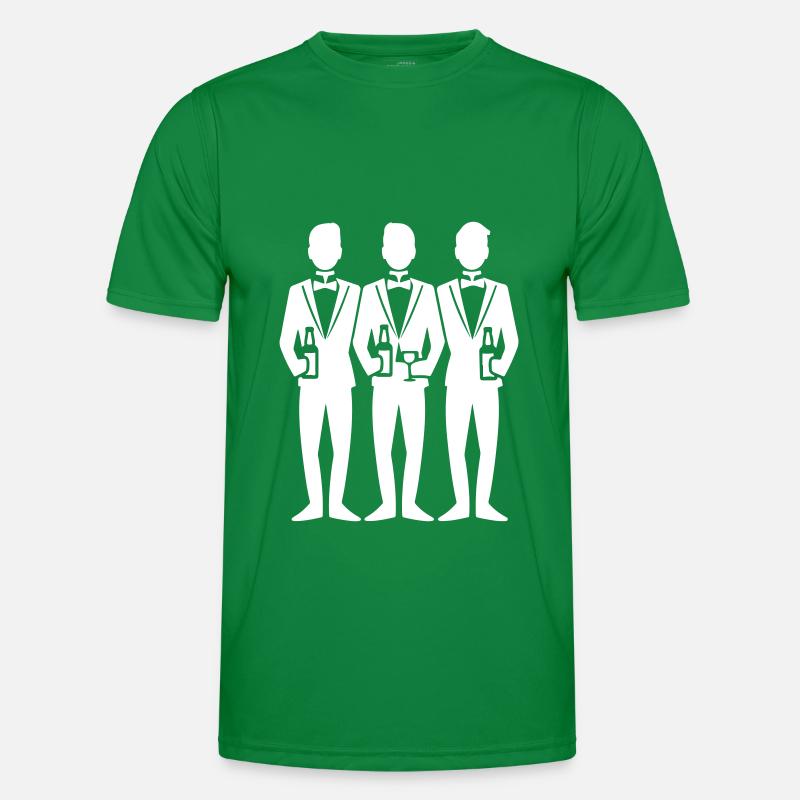 Bräutigam Crew Junggesellenabschied Männer Funktions-T-Shirt