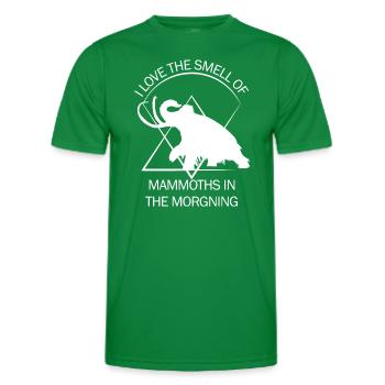 Drôle de mammouth âge de pierre âge glaciaire conception préhistorique - T-shirt sport Homme - vert - Devant - AI Model Male 178 dark (178cm)