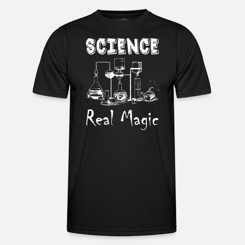 Science Real Magic - Men's Functional T-Shirt - black