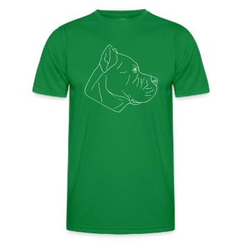Cane Corso - Männer Funktions-T-Shirt - Kelly Green - Vorne - AI Model Male 178 dark (178cm)