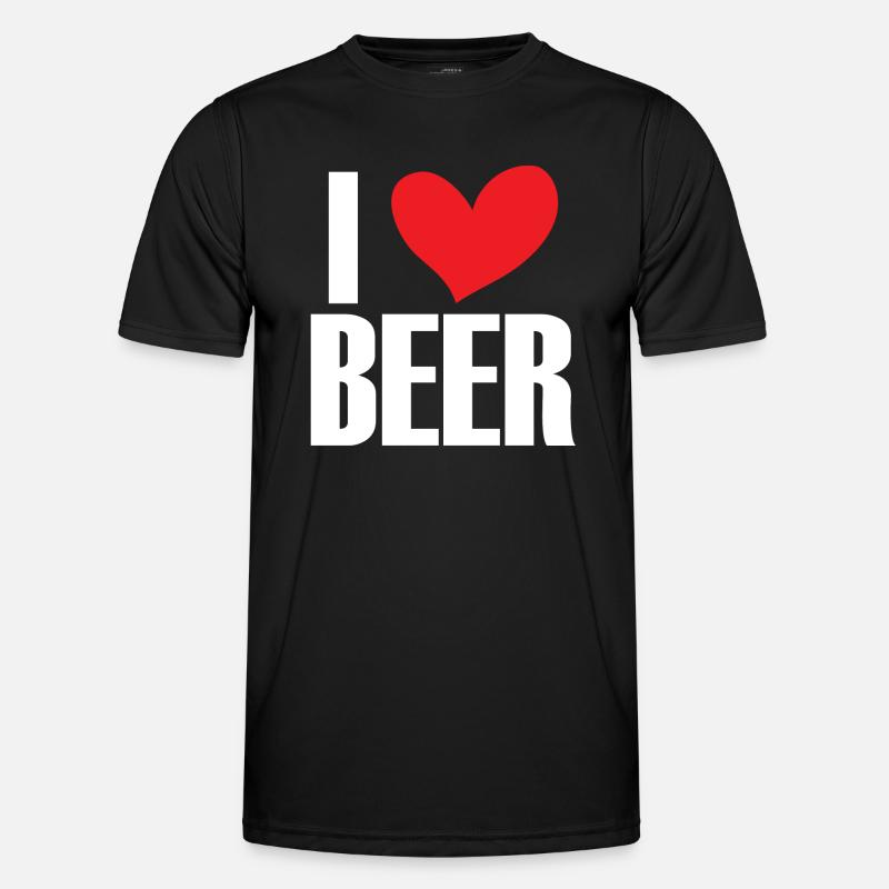 Lustiger Bier Spruch Geschenkidee Party - Männer Funktions-T-Shirt - Schwarz