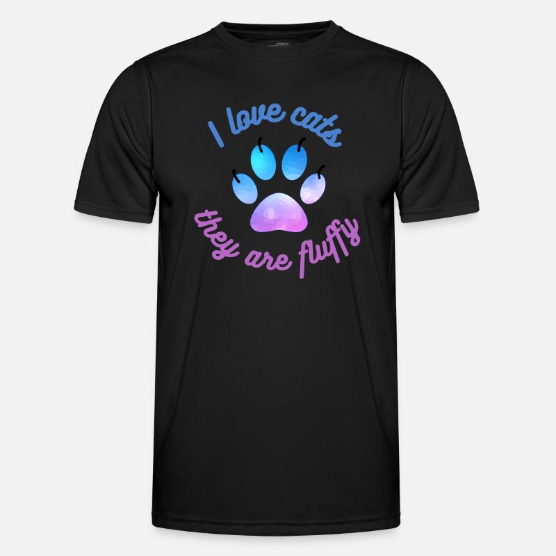 J’aime les chats T-shirt sport Homme