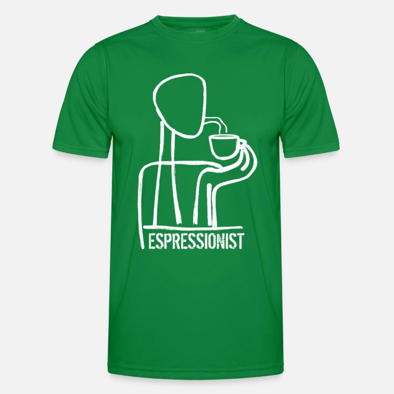 Espressionist - Espresso - Coffee Drink Men's Functional T-Shirt