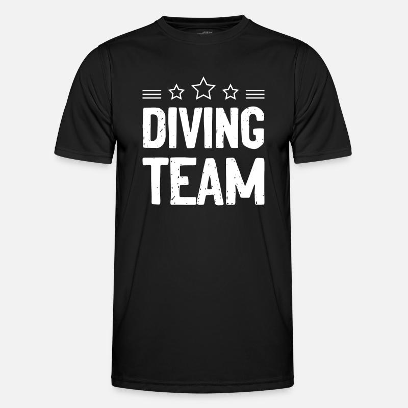 Diving Team - Men's Functional T-Shirt - black