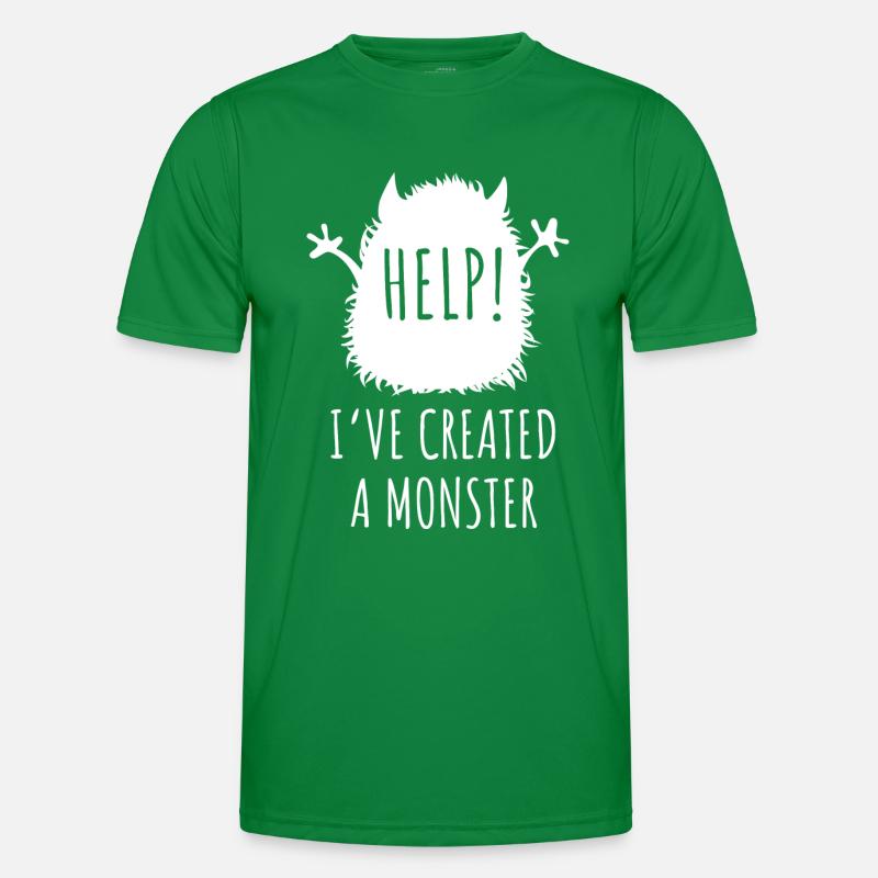 Help! I've Created A Monster Men's Functional T-Shirt