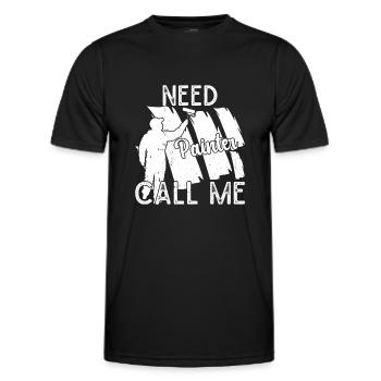 House Painter Hilarious Designs Unique Gifts - Männer Funktions-T-Shirt - Schwarz - Vorne - AI Model Male 178 dark (178cm)