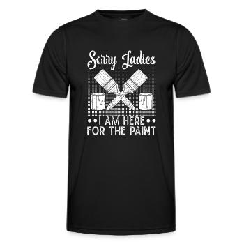 House Painter Hilarious Designs Unique Gifts - Männer Funktions-T-Shirt - Schwarz - Vorne - AI Model Male 178 dark (178cm)