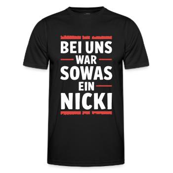 East Germany East East East GDR Home Eastern Bloc - Men's Functional T-Shirt - black - Front - AI Model Male 178 dark (178cm)