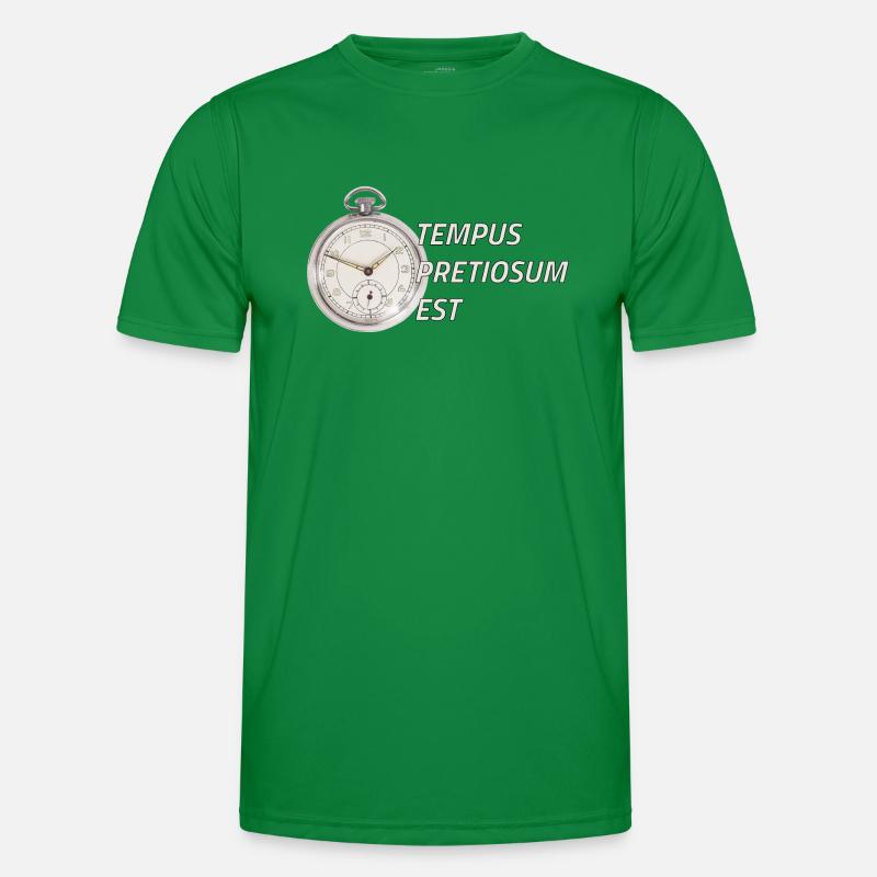Time is precious - Tempus Pretiosum Est Men's Functional T-Shirt