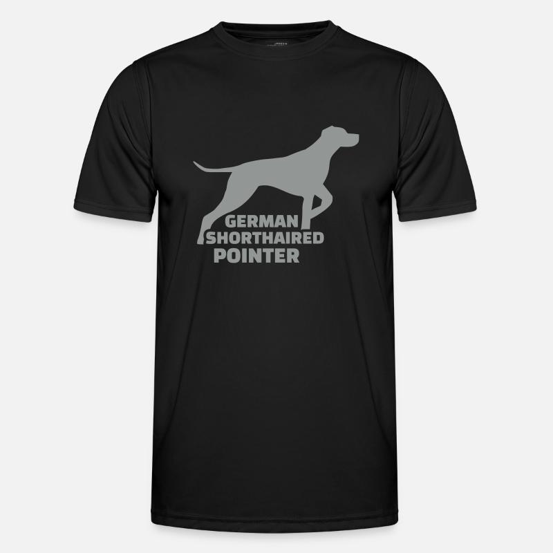 German Shorthaired Pointer - Men's Functional T-Shirt - black