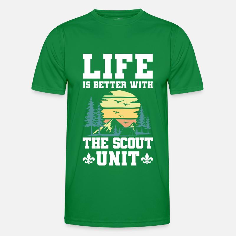 Pfadfinderleiter | Pfadfinder Scouting Geschenk Männer Funktions-T-Shirt