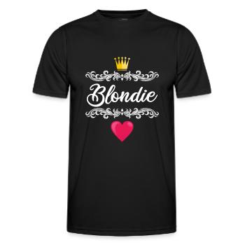 Blondie Brownie - Männer Funktions-T-Shirt - Schwarz - Vorne - AI Model Male 178 dark (178cm)