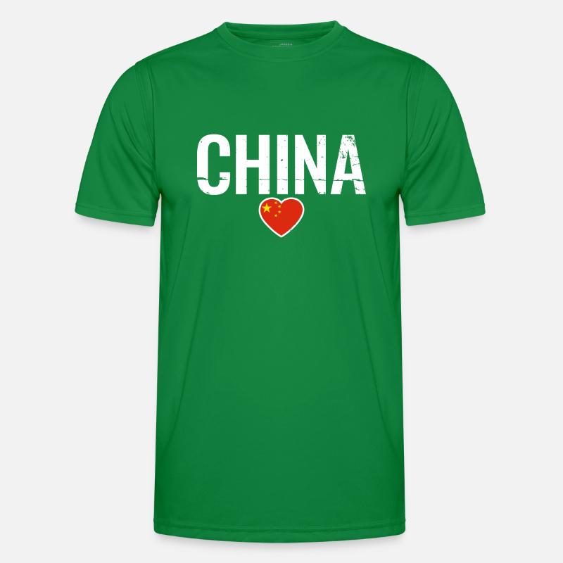 Chine Drapeau chinois Chinois T-shirt sport Homme