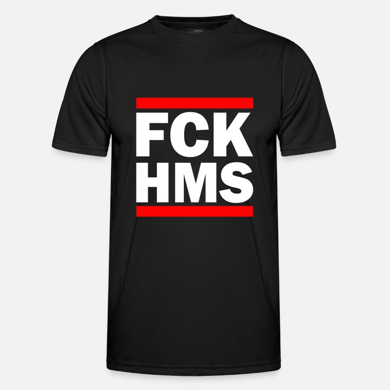 Fck hms - Men's Functional T-Shirt - black