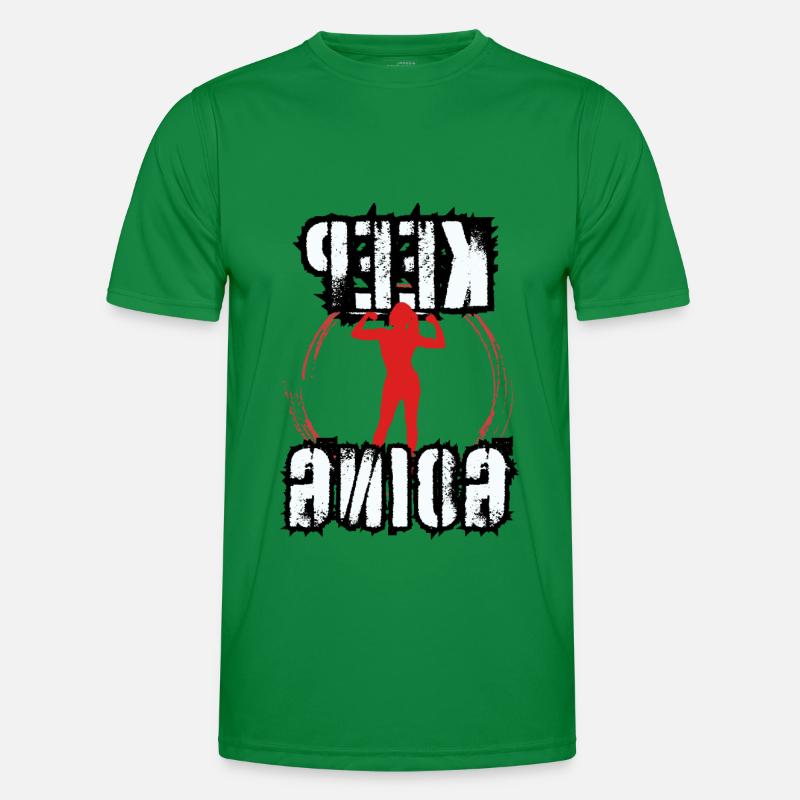 Keep going (weiblich) Männer Funktions-T-Shirt