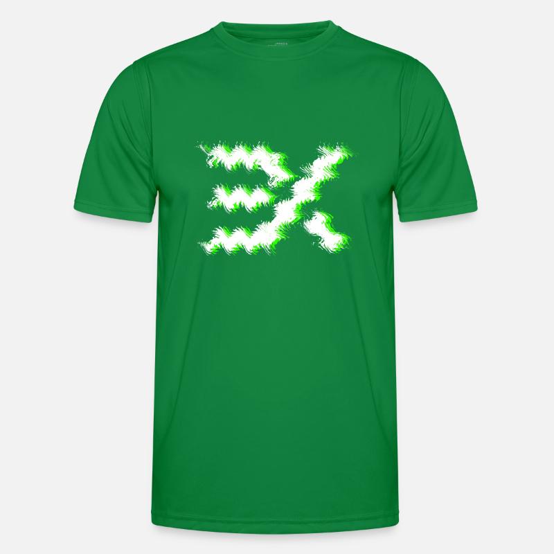 3X - Abstract Männer Funktions-T-Shirt