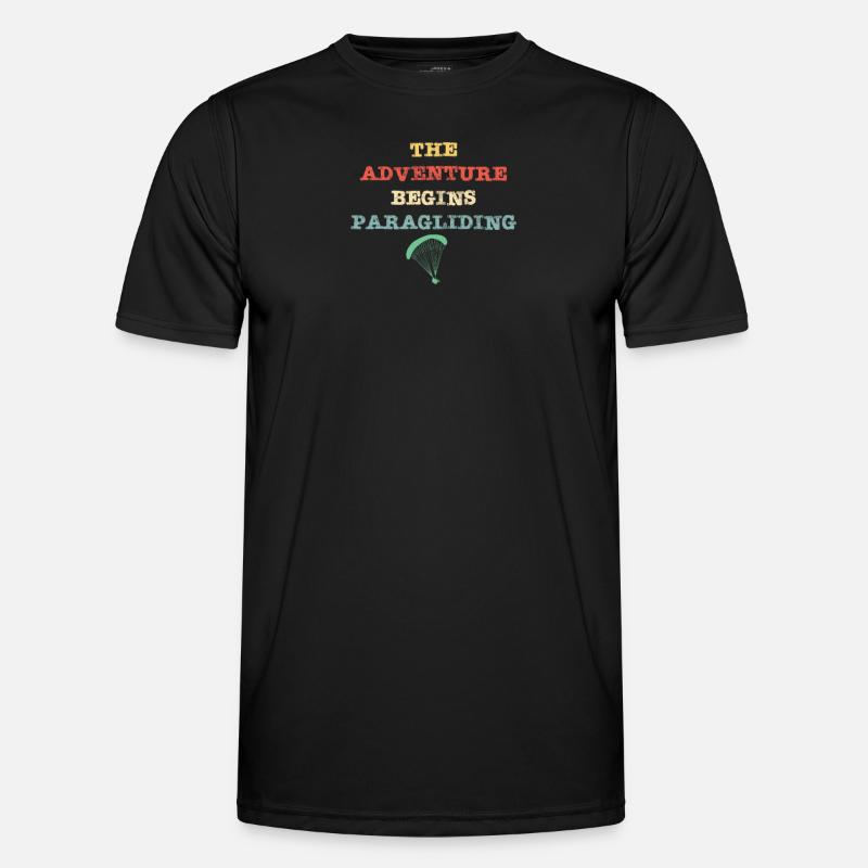 L’aventure commence - Parapente T-shirt sport Homme