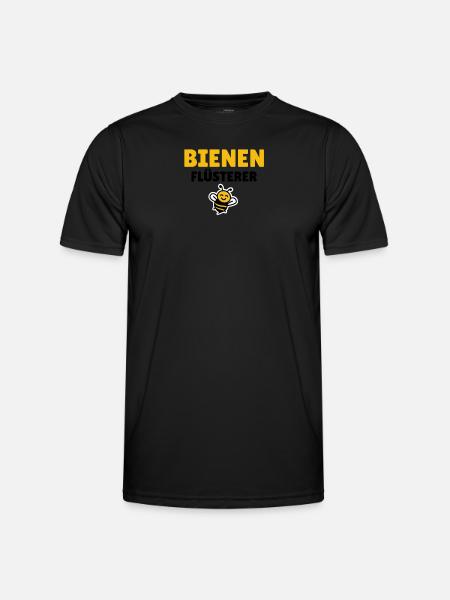Bienenflüsterer - Männer Funktions-T-Shirt - Schwarz