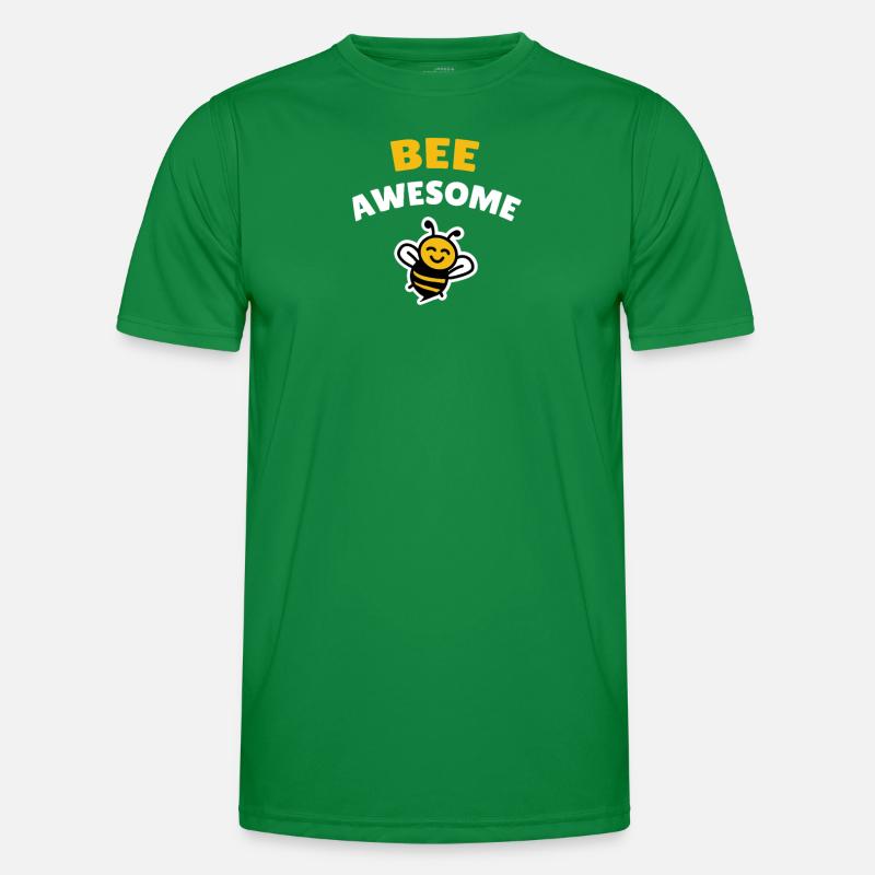 Bee awesome Männer Funktions-T-Shirt