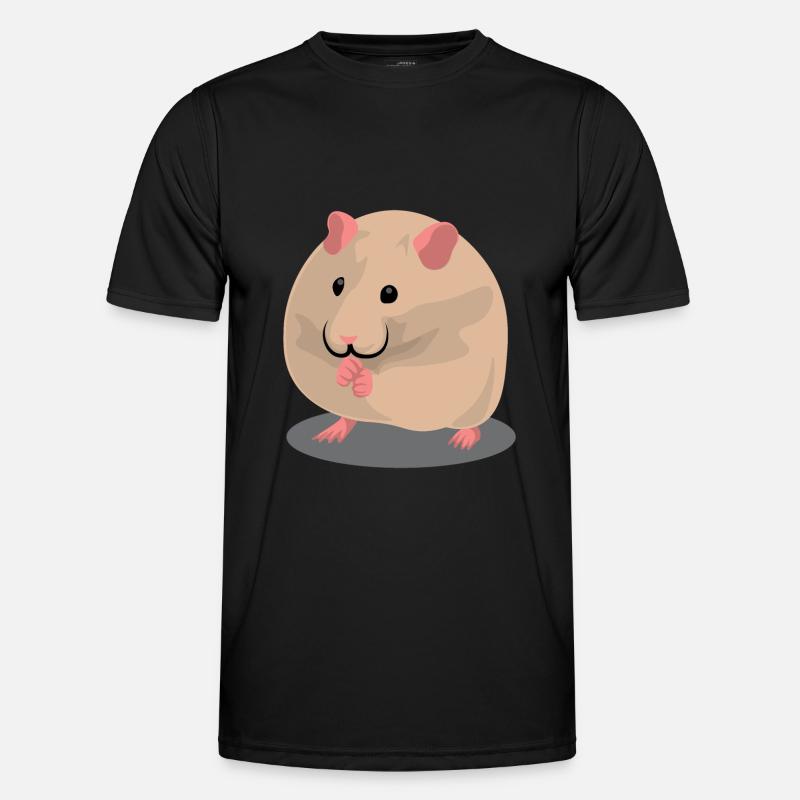 Netter Brown-Hamster Männer Funktions-T-Shirt