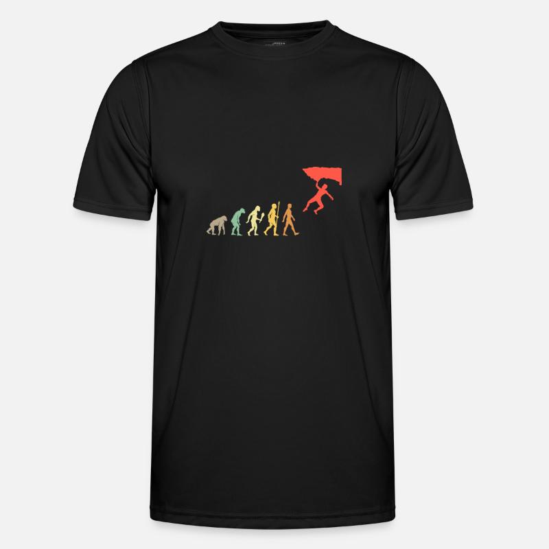 Vintage Bouldern Evolution Escalade Idée cadeau T-shirt sport Homme