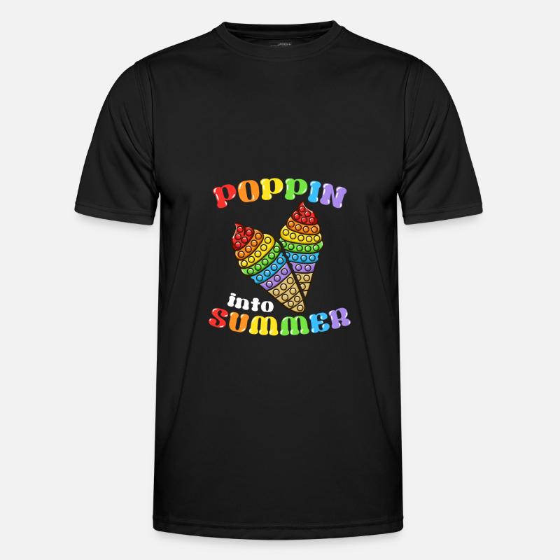 Eiscreme Liebhaber Eis Essen Sommer Eisdiele Männer Funktions-T-Shirt