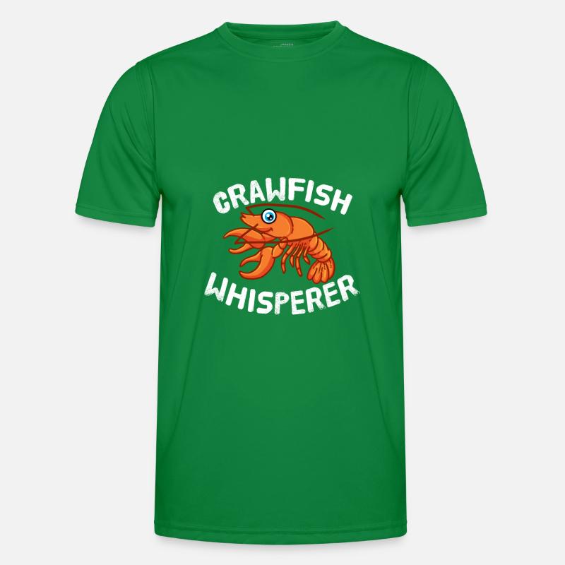 Funny Crawfish Lover Crawfish Whisperer Men's Functional T-Shirt