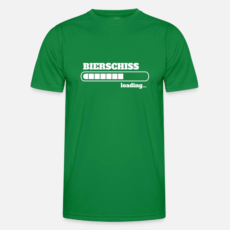 Bierschiss loading - WC Männer Funktions-T-Shirt