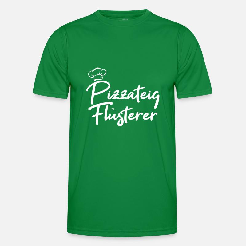 Pizzateig Flüsterer Pizzabäcker Geschenk Männer Funktions-T-Shirt