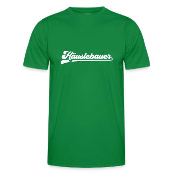 Bauherr Hausbau Richtfest Häuslebauer - Männer Funktions-T-Shirt - Kelly Green - Vorne - AI Model Male 178 dark (178cm)