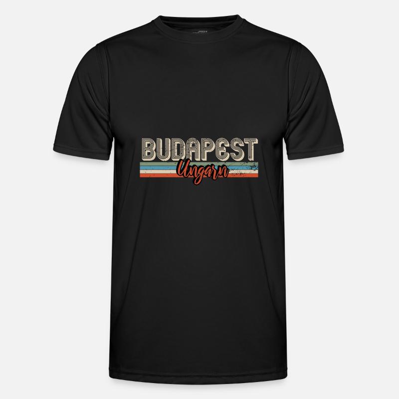 Budapest Ungarn Männer Funktions-T-Shirt