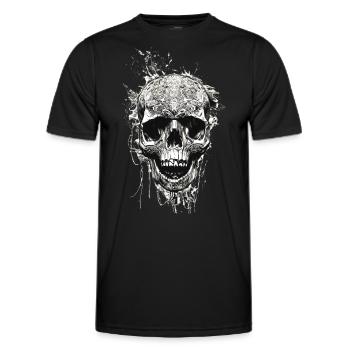 Wikinger Nordische Rune Wikinger Walhalla Vikings - Männer Funktions-T-Shirt - Schwarz - Vorne - AI Model Male 178 dark (178cm)