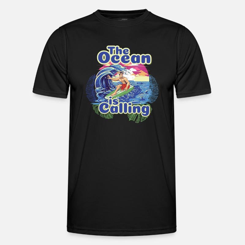 Ocean Design Männer Funktions-T-Shirt