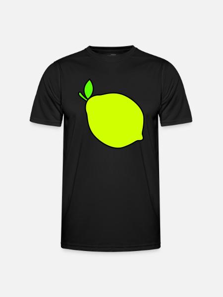 lemon - Men's Functional T-Shirt - black
