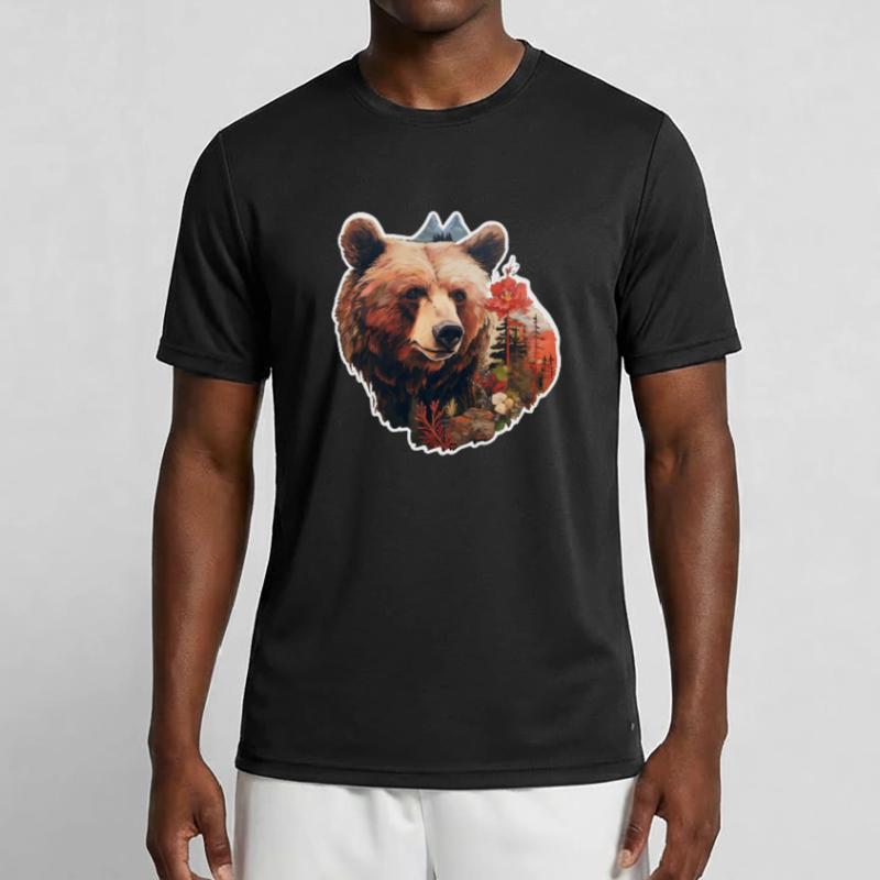 Bear in the wild Men's Functional T-Shirt