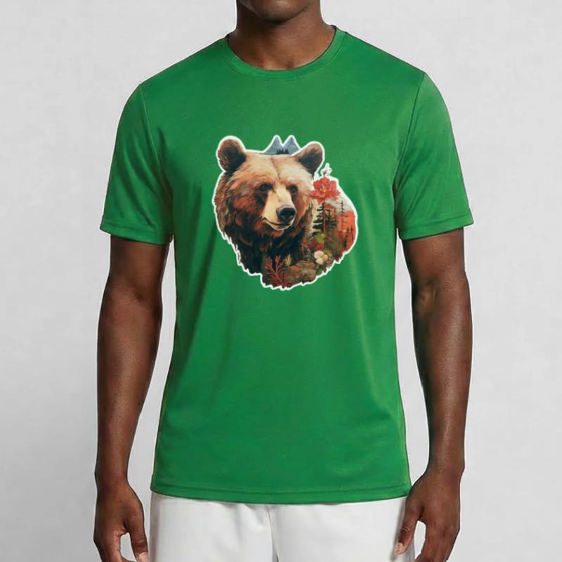 Bear in the wild Men's Functional T-Shirt