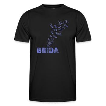 Brida - Männer Funktions-T-Shirt - Schwarz - Vorne - AI Model Male 178 dark (178cm)