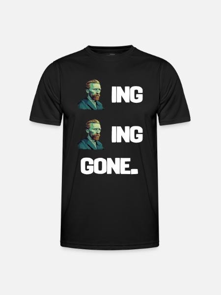 Goghing Goghing Gone - Men's Functional T-Shirt - black