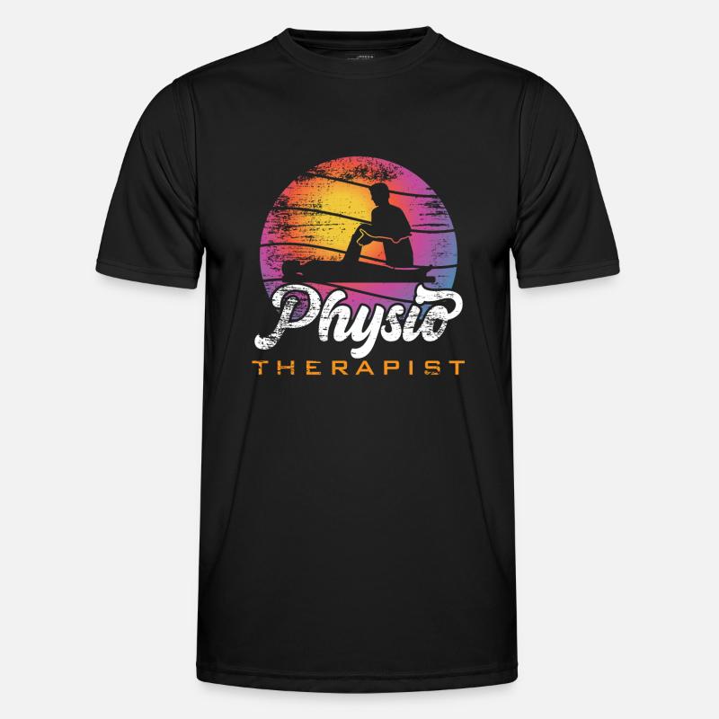 Physio Theraphist / Theraphist Gifts - Men's Functional T-Shirt - black