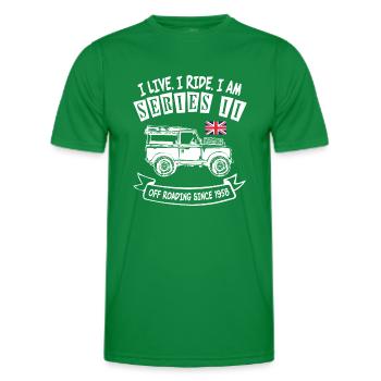 Landy Series 2 Life - Männer Funktions-T-Shirt - Kelly Green - Vorne - AI Model Male 178 dark (178cm)
