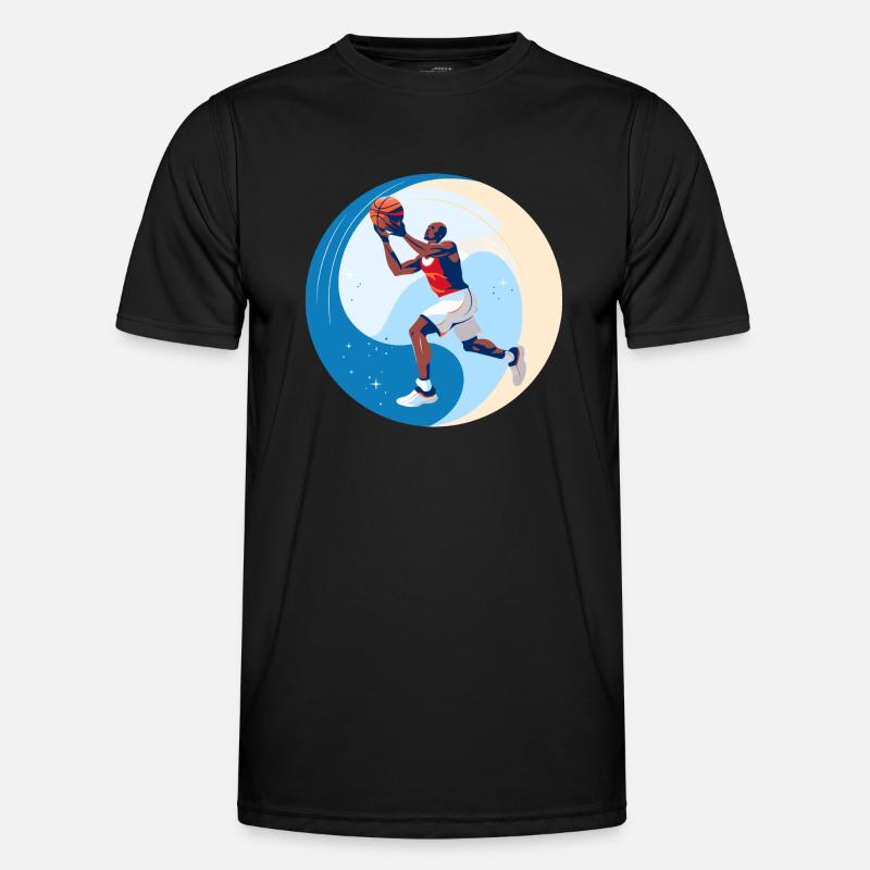BASKETBALL forever! - Men's Functional T-Shirt - black