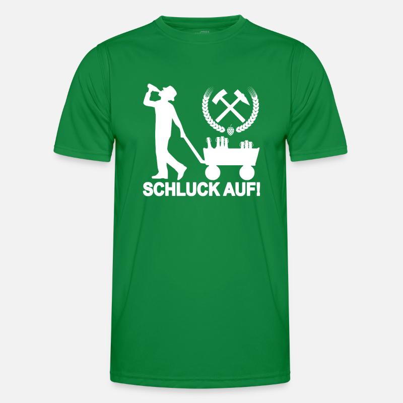 Schluck Auf Männer Funktions-T-Shirt